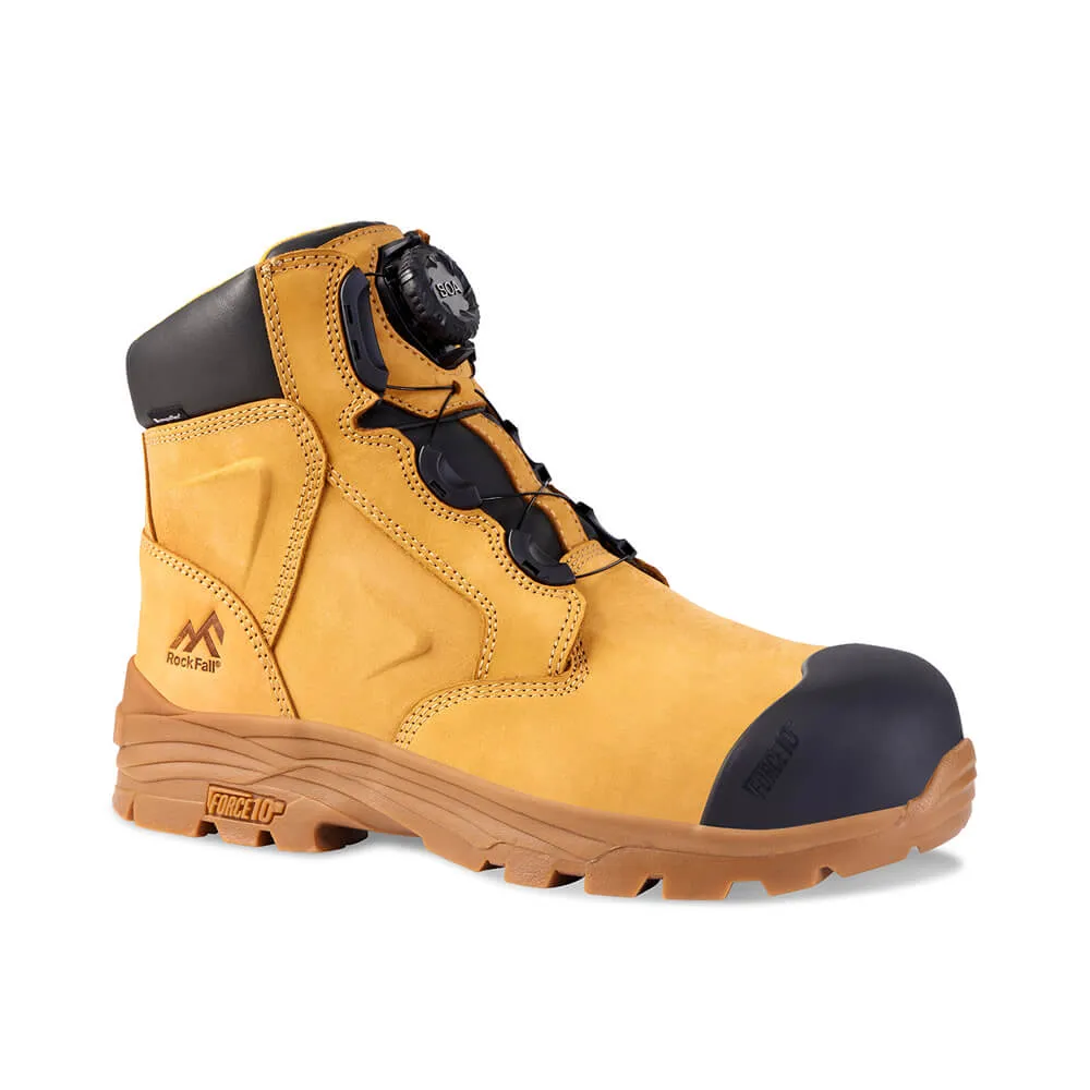 RockFall Honeystone RF610 Special Offer Pack - Waterproof BOA Work Boots   3 Pairs Work Socks
