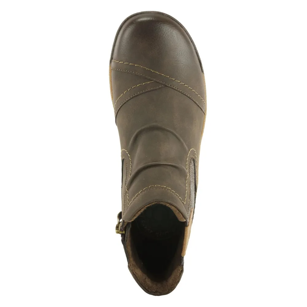 Spring Step Relife Atella Dark Brown Bootie (Women's)