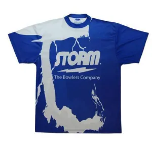 Storm Blue Bowling Shirt - Sport Style