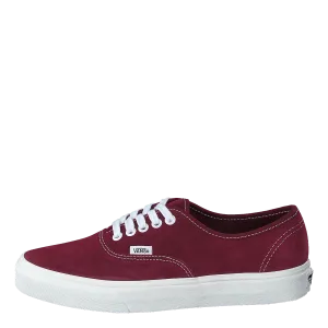 Ua Authentic (pig Suede)pomegrntsnwwht