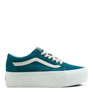 Ua Old Skool Stackform Varsity Suede Deep Teal