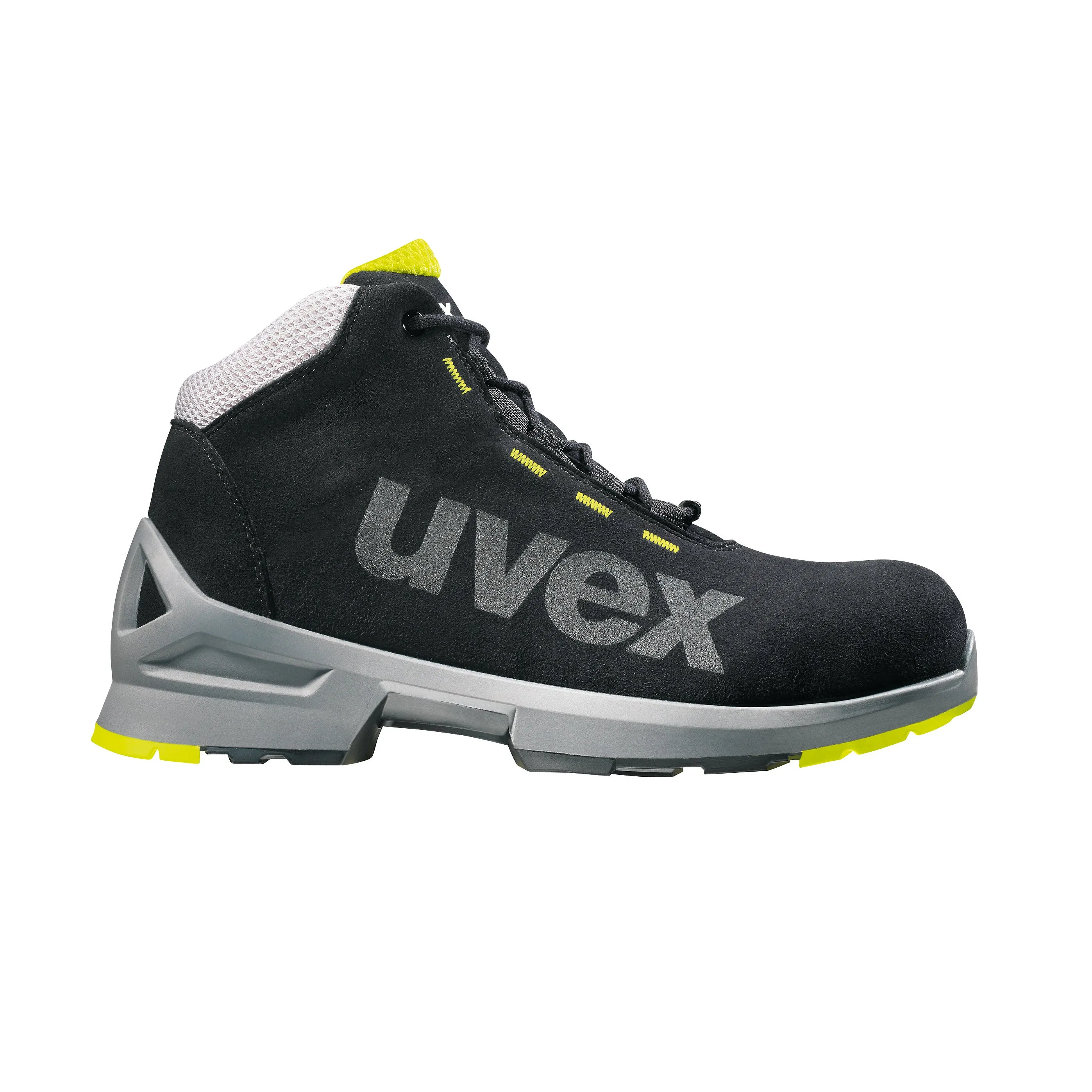 uvex 1 ESD Rated Metal-Free Safety Boots S2 SRC Black/Yellow