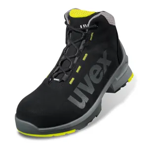 uvex 1 ESD Rated Metal-Free Safety Boots S2 SRC Black/Yellow