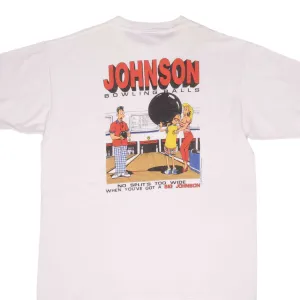 VINTAGE JOHNSON BOWLING BALLS 1991 TEE SHIRT SIZE XL MADE IN USA