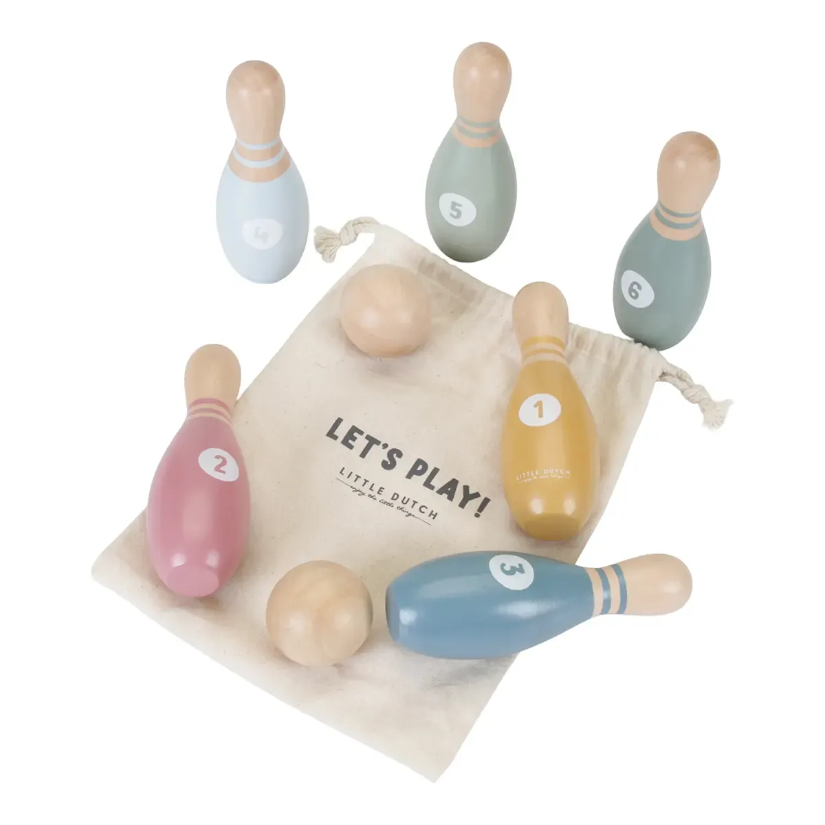 Wooden Bowling Set