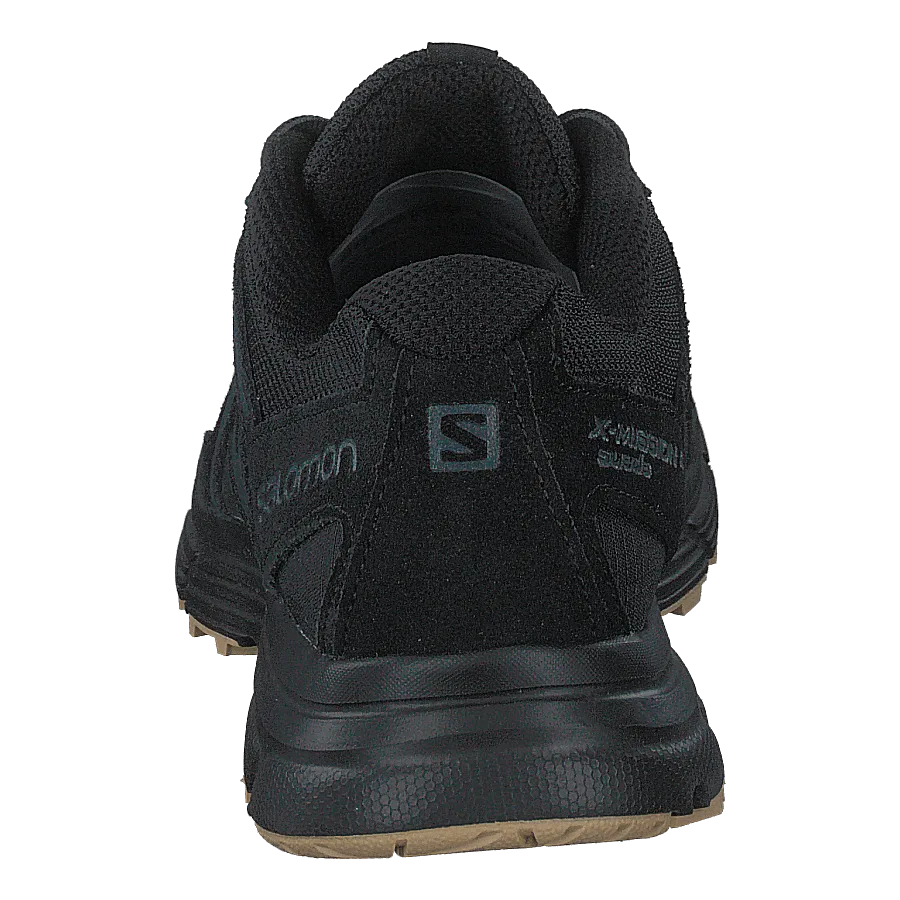 X-mission 4 Suede Black/ebony/gum3