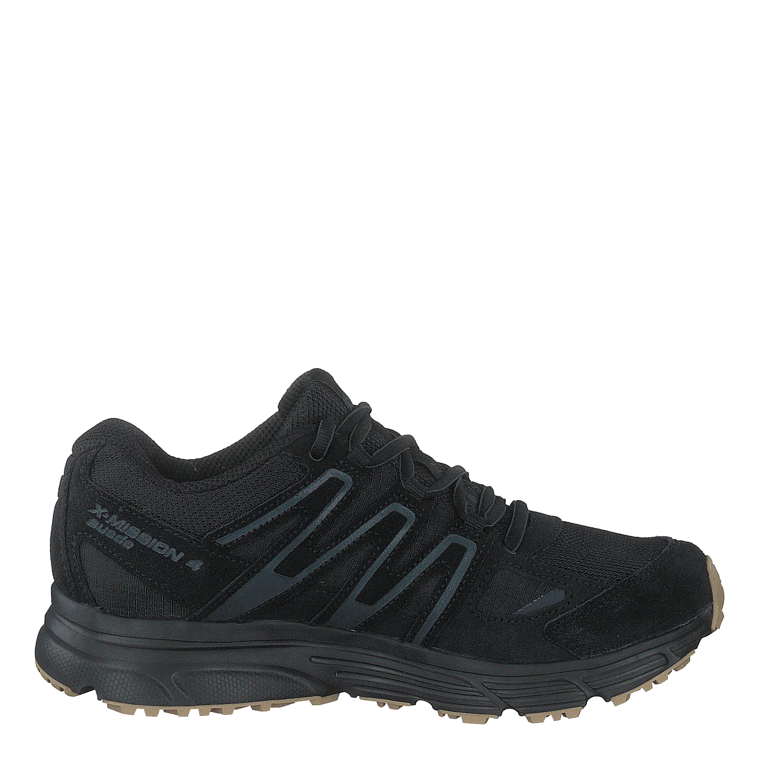 X-mission 4 Suede Black/ebony/gum3